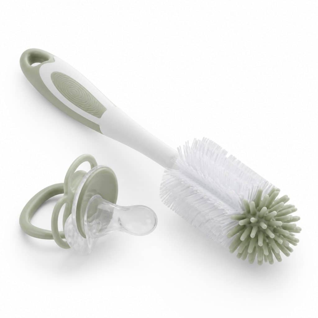 Brosse à biberon et tétine ergonomique présenté seul
