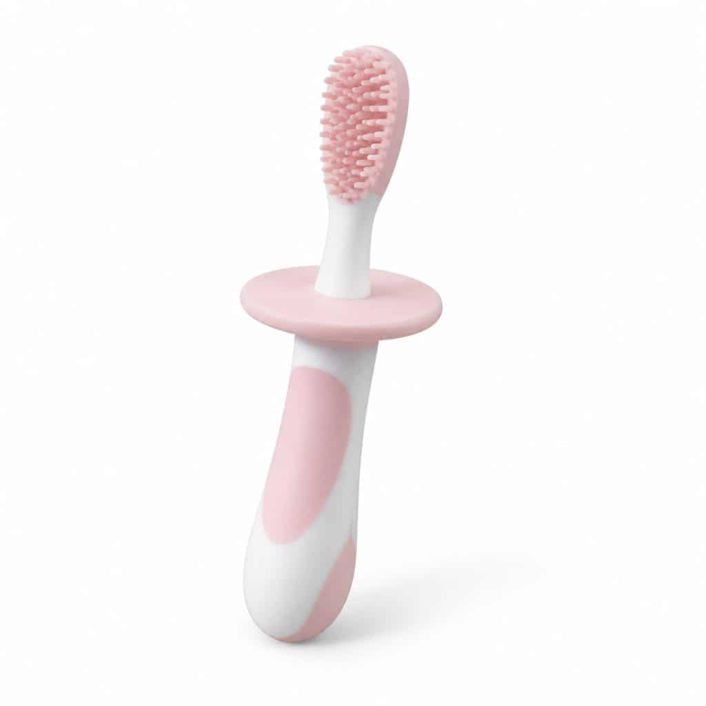 Brosse à dents de massage des gencives premier âge présenté seul