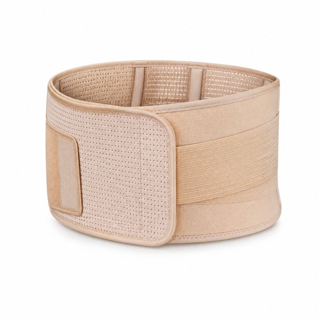 Ceinture de soutien post-partum ajustable présenté seul