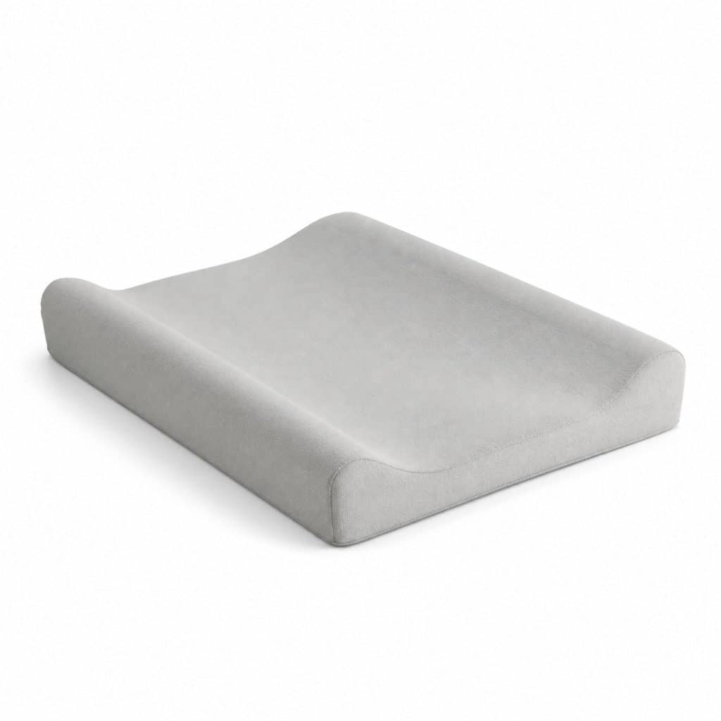 Coussin de change ergonomique pour table à langer présenté seul