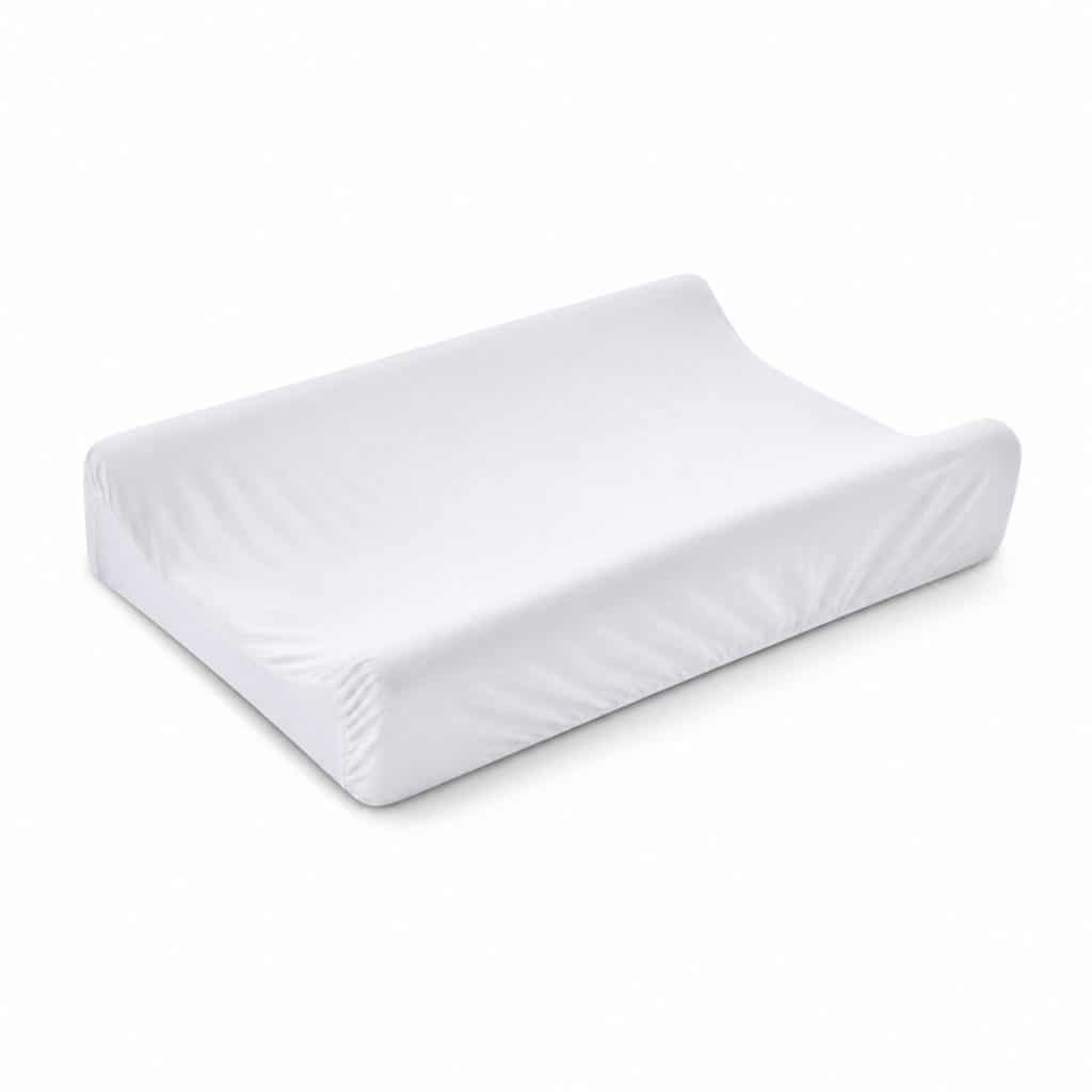 Drap-housse imperméable pour matelas à langer présenté seul