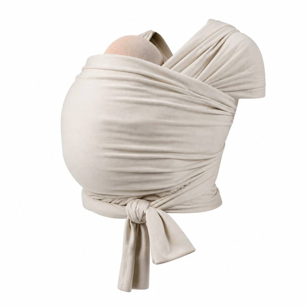 Écharpe de portage tissée extensible présenté seul