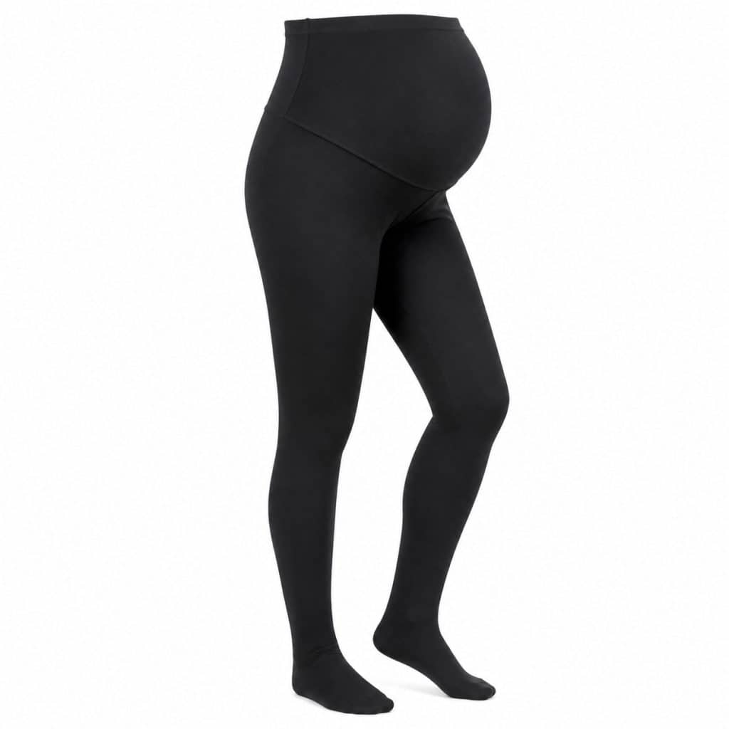 Legging de grossesse taille haute extensible présenté seul