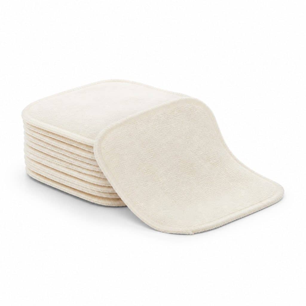 Lingettes de change lavables lot de 10 présenté seul