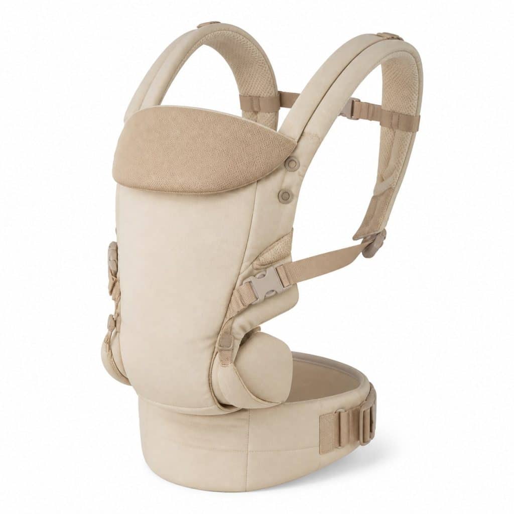 Porte-bébé physiologique ajustable présenté seul
