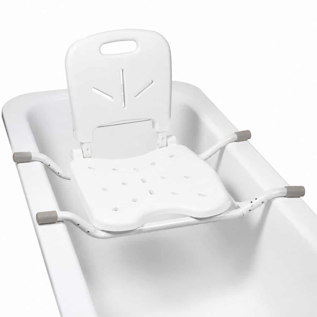 Support de bain ajustable pour baignoire adulte présenté seul