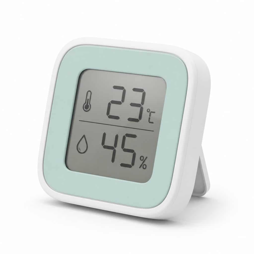 Thermo-hygromètre numérique pour chambre d'enfant présenté seul