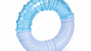 Anneau de dentition réfrigérant texture souple présenté seul